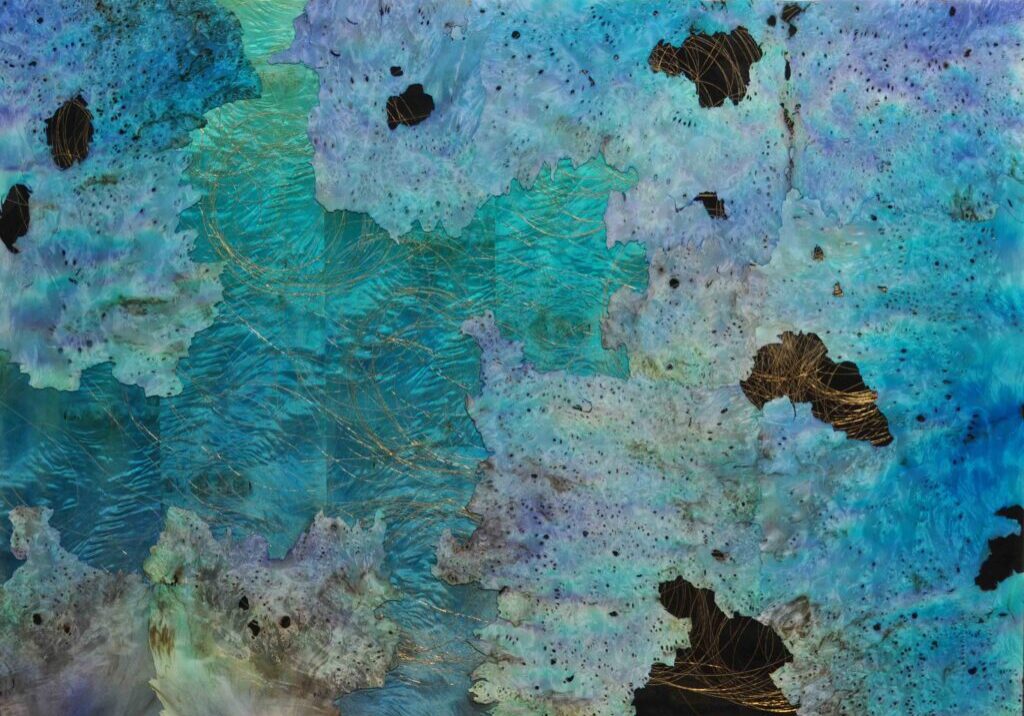 contemporary abstract painting mixed media