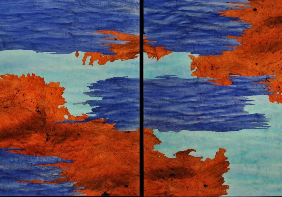 contemporary abstract water scene by FL artist Dan Strothers